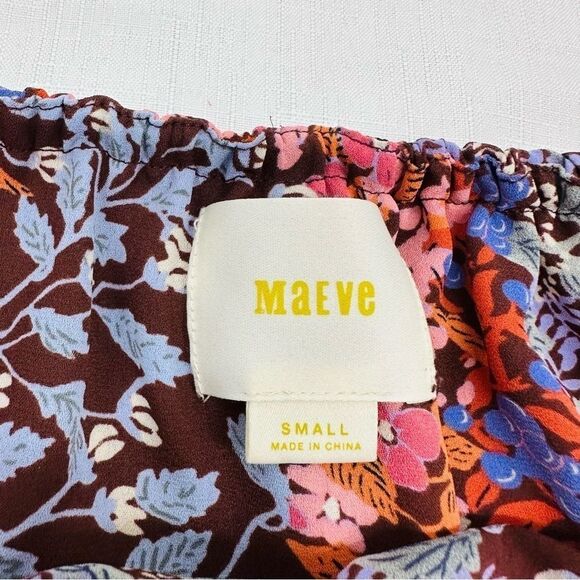 Maeve Anthropologie Small Vallita Floral Off Shoulder Blouse - Picture 7 of 10